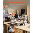 thumbnail image 2 of VEVOR Sliding Compound Miter Saw 10-In Blade 15 Amp Motor Corded Double Bevel 60-Tooth, 2 of 9