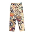thumbnail image 4 of Daiia Floral With Birds And Fantasy Flowers Women's Sleep Pant with Pockets and Drawstring,Pajama Pants-Small, 4 of 9