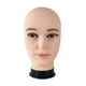 thumbnail image 4 of Cabeza de maniquí calva, soporte de exhibición de sombrero, modelo de peluca, material de PVC, estilo ligero Estilo A, 4 of 9