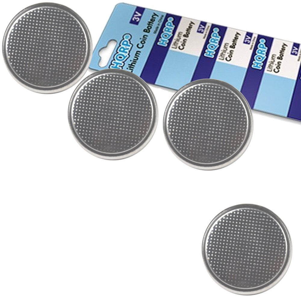 HQRP 4Pack Coin Lithium Battery for One Touch Ultra2 Ultra2 Blood