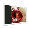 thumbnail image 2 of Designart 'Artistic Girl Lips Make-Up' Modern Framed Art Print, 2 of 4