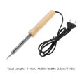 thumbnail image 2 of Electric Soldering Iron Portable Household Soldering Tool Welding Tool With Wooden Handle (EU Plug), 2 of 4