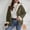 Z01, variant on Women's Plus Size Winter Cardigan Double Faced Fleece Hooded Short Top