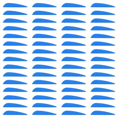 Uxcell Arrow Vanes Arrow Fletching 2.5 Water Drop Shape TPU for Hunting DIY Shooting(Blue Pack of 100)