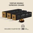 thumbnail image 5 of Nespresso Capsules Vertuo, Double Espresso Chiaro, Medium Roast Espresso Coffee, 30 - Count Coffee pods, 5 of 14
