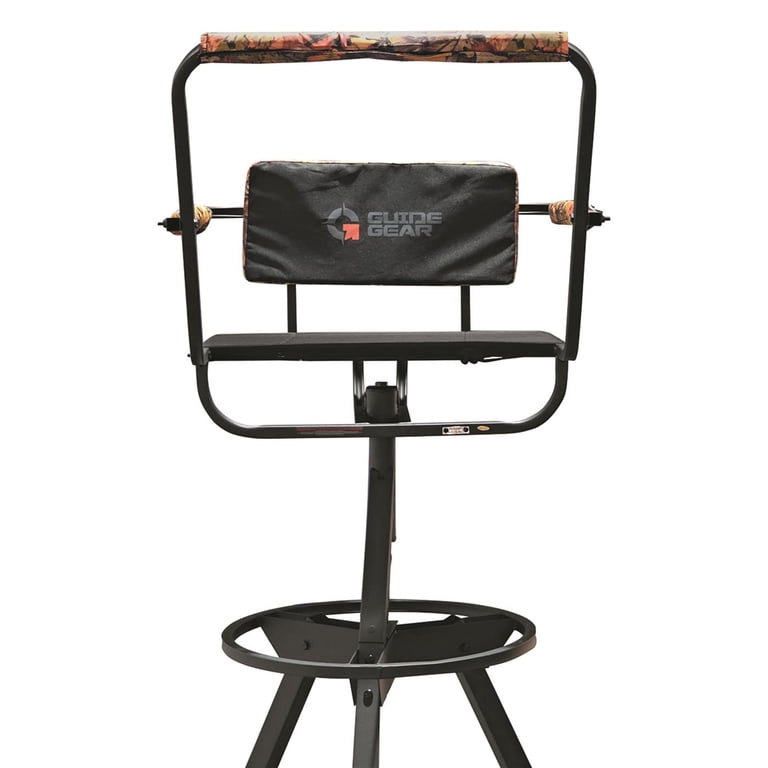 Guide Gear 12' Tripod Deer Stand – 360° Swivel Seat – Steel Hunting Platform