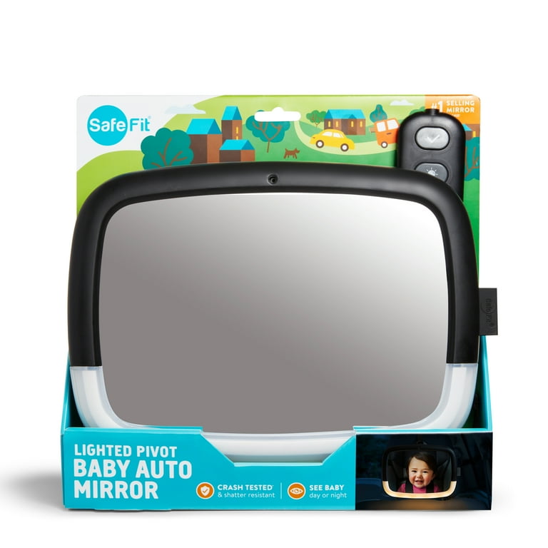 Brica car top mirror with light