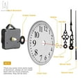 thumbnail image 5 of Gustavedesign Quartz Wall Clock Movement Mechanism with 1 Pair of Hands, Silent Sweep Clock Motor Movement Kit for DIY Repair Parts Replacement (Shaft Length 0.61 Inch, Red), 5 of 8