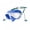 Blue, variant on Kids Swimming Goggles for 3-16 Children Swim Goggles Water and Frogs Resistant Wide View Swimming Goggles With Earplugs