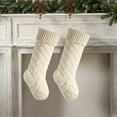 thumbnail image 3 of Cheapark 3-Piece 18 Inch Christmas Santa Stockings - Hanging Socks for Tree Decor, Candy Gift Bags for Holiday Parties & Family Home Ambiance, 3 of 7