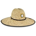 thumbnail image 3 of Men's New Era Natural Pittsburgh Steelers NFL Training Camp Official Straw Lifeguard Hat, 3 of 4