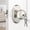 Brushed Nickel, variant on Keyed Entry Door Knob, Entry Door Knob with Lock and Key, Zinc Alloy Door Lock Set for Bedroom Front/Entrance, Satin Gold, 1Pack