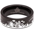 thumbnail image 5 of Sea Coral Tungsten Carbide Ring, 5 of 9