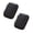 Black*2, variant on 2 Pcs Earphone Case, Mini-Portable Hard Shell Earbuds Case, Portable EVA Carrying Case, Travel Storage Bag for Earphones Earplugs USB Cable, Charger, Earphones, Memory Cards 3x3x1"