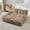 2S+2O-Light Coffee, variant on Eyisean 77" Oversized Modular Sectional Sofa, Modern Deep Seat Loveseat Sofa with Lattice Decorated Seat Cushion, 2-Seater Comfy Chenille Cloud Couches for Living Room, Bedroom, Office, Apartment