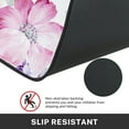 thumbnail image 5 of Kitchen Rugs and Mats Non Skid Washable Set of 2, Pink Purple Rose Bloom Floral Kitchen Mats for Floor, Spring Flowers Bouquet Green \u200bLeaf Under Sink Mats for Kitchen, 5 of 6