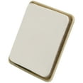 Super Sliders 21/2" Square Self Stick Furniture Sliders, Beige, 4 Pack