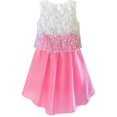 thumbnail image 3 of Girls Dress Sequined Hi-lo Chiffon Beach Party Sundress 12, 3 of 5