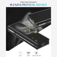 thumbnail image 3 of Caja de Metal MAIWO M.2 SATA Protocolo SSD Tipo-C, 3 of 6