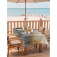 thumbnail image 2 of Outdoor Table Cloth with Umbrella Hole and Zipper, Orange Black Tree Waterproof Rectangle Tablecloth 54"x80", Modern Ombre Abstract Art Washable Table Cover for Outside Party Patio Picnic, 2 of 8