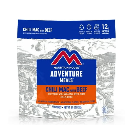 UPC: 0041133551069 | Mountain House Chili Mac w/Beef  Freeze-Dried Food  2 Servings