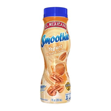 El Mexicano Saborico, Pecan Smoothie Yogurt Drink 7 fl oz Bottle