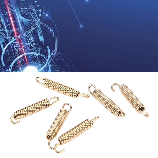 Ganchos De Resorte De Tubo De Escape De Silenciador De Acero Inoxidable 6 Piezas Para Motocicleta Scooter ATV Resortes De Silenciador De T