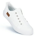 thumbnail image 6 of Women Canvas Sneakers Casual Shoes Flat Women Shoes Sneakers White Size 6, 6 of 8