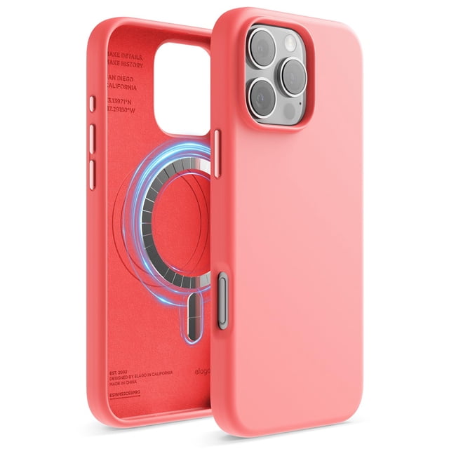 Funda de silicona magnética Elago para iPhone 16 Pro Max