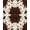 Brown Cream Black, Pattern 2, variant on ODIKA Free Form Hide Print Patchwork Inspired Spotted Surface Design for Playroom, Bedroom, Reading Nook, Pet Friendly & Kids Safe Play