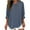 Navy, variant on SnZhen Long Sleeve Tops for Women Womens Color Casual Loose Fashion T-Shirt Long Sleeves Button Tops Cotton And Linen Blouse