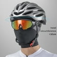 thumbnail image 3 of Mdesiwst Sunscreen Face Guard Sweat Absorption Breathable Extra Soft UV-Resistant Elastic Sun Protection Summer Bike Helmet Lined Face Guard with Hat Brim Cycling Supplies, 3 of 7