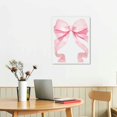thumbnail image 2 of WGOD Pink Bow Print Preppy Wall Art, Teen Room Decor, Preppy Poster, College Apartment Decor, Kids Room Girly Wall Art Pastel Poster Frameless 16x20 in, 2 of 5