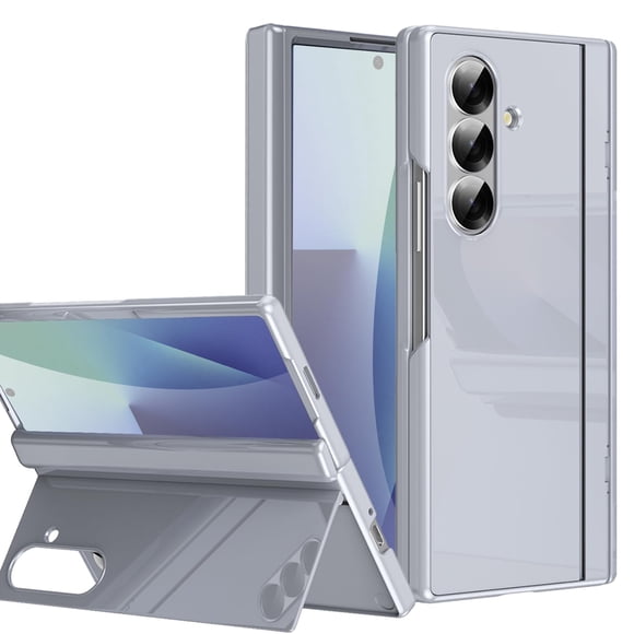 Funda YQODSZ para Samsung Galaxy Z Fold 7 con soporte, color gris