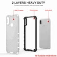 thumbnail image 5 of Dteck Case Slim Heavy Duty Armor Case Full Body Bumper (No Front Screen Protector) Hybrid Cover For Xiaomi Redmi Note 7, Clear, 5 of 6