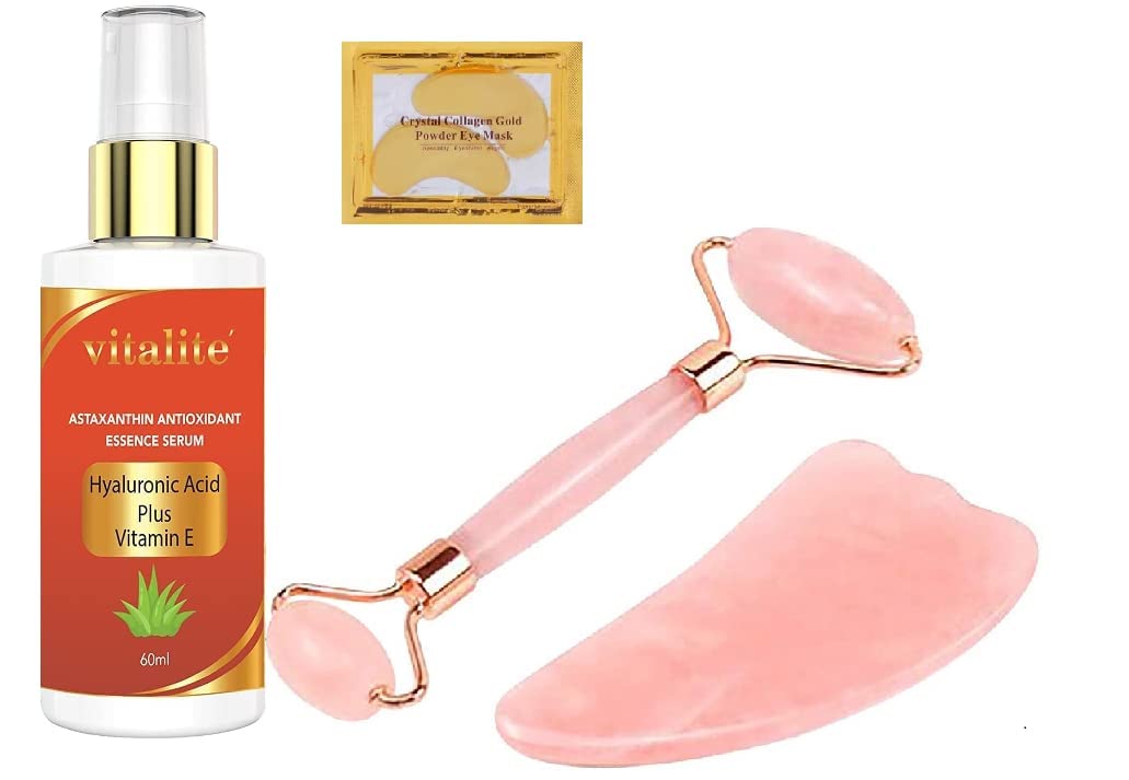 Astaxanthin Serum Cream Antioxidant Anti-aging Vitamin A, C, E Plus Hyaluronic Acid Sun UV Shield, Supports Renewal of Skin, Hydration, Firmness, Promotes Collagen