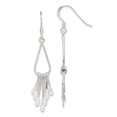 thumbnail image 1 of 925 Sterling Silver Teardrop Drop Dangle Earrings, 1 of 6