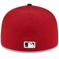 thumbnail image 4 of Men's New Era  Red/Black Arizona Diamondbacks Home Authentic Collection On-Field 59FIFTY Fitted Hat, 4 of 6