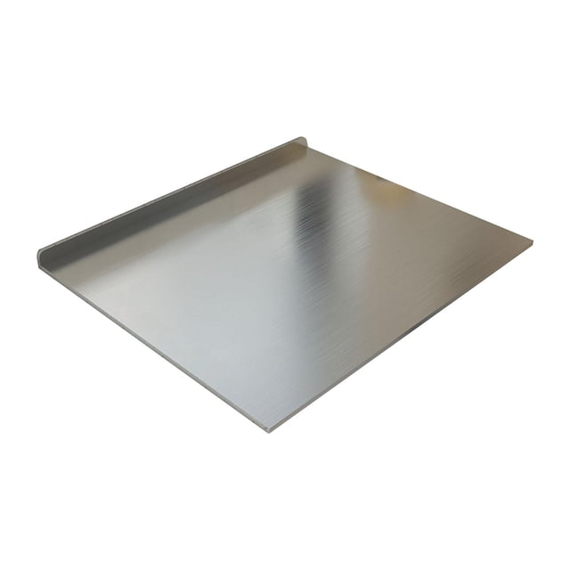 Tabla de cortar de acero inoxidable, bloque de cortar para cocina, resistente al calor, robusta, fácil de usar. 40x30cm