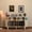 Wood, variant on Large Record Player Stand, Turntable Stand with Charging Station & USB Ports, Record Storage Cabinet