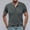 Gray, variant on Mens T-Shirts Short Sleeve,Men's Henley Shirts Summer Short Sleeve Regular Fit Tops Solid Color Vintage Casual Button Neck T-Shirts for Men 2026