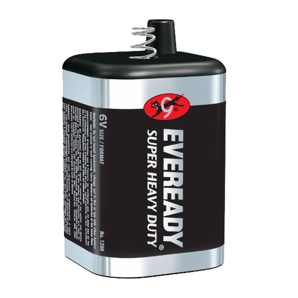 Eveready Batteries - 6 Volt Lantern Battery - 1209 - Tessco