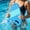 Multicolor-4A, variant on MMJ Large Swimming Kickboard 18.1x12.4x1.2in for Adult Child Swimming Training Tool Fitness Aid