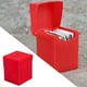 thumbnail image 5 of Colecciones de cajas de tarjetas comerciales, soporte para fútbol, ​​Hockey, tarjetas deportivas, tarjetas de juego, cupones, tarjetas de visita, suministros de colección rojo, 5 of 8