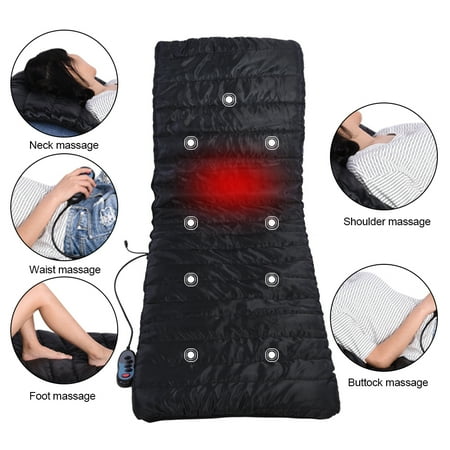 Yosoo Massage Mat Heating Pad Full Body Massager Cushion For
