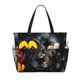thumbnail image 1 of Fotbe Colorful Floral Black Dog Bolsa de Viaje para Playa - Resistente al Agua, Bolsa Tote de Gran Capacidad y Ligera con 7 Bolsillos para Mujeres y Hombres, 1 of 7