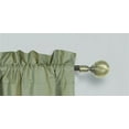 thumbnail image 2 of Persian collection matte not shiny 2 panels sage green solid blackout thermal rod pocket foam lined window curtain drape R64 84 length, 2 of 3