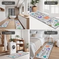 thumbnail image 5 of Math Equations Geometric Shapes White Pattern Kitchen Rugs Sets Of 3,Kitchen Runner Rugs Non Skid Washable,Decorative Kitchen Floor Mats for Kitchen,Sink,Laundry,17"x30"+ 17"x47" + 17"x59", 5 of 6