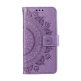 thumbnail image 4 of Allytechgroup Flip Cover Case for Samsung Galaxy S25+ Plus, Mandala Embossed Stand Cards Holder Folio Flip Cover Shockproof Hand Wrist Phone Case for Samsung Galaxy S25+, Purple, 4 of 5
