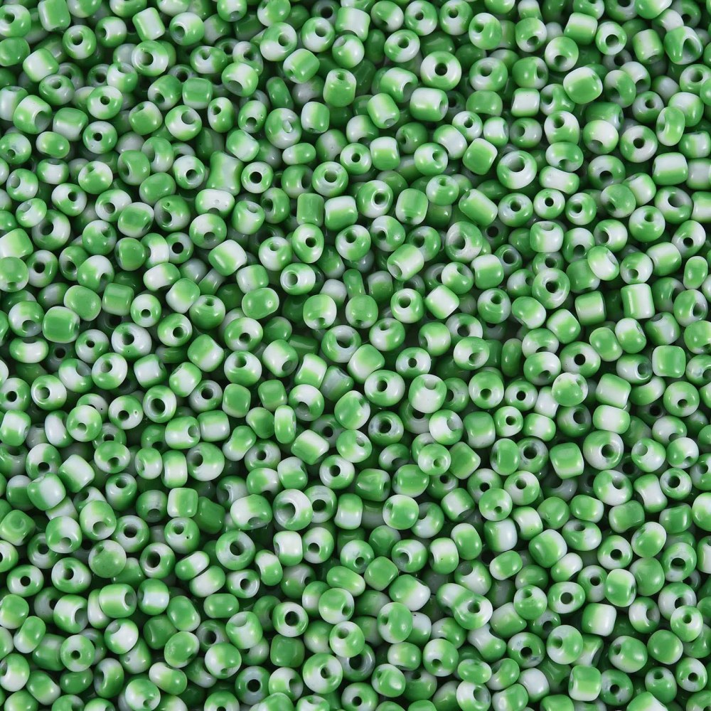 8/0 Glass Seed Beads Opaque Colours Seep Sea Green 3mm hole:1mm diy